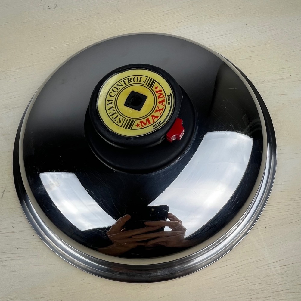 Maxam Steam Control Replacement Lid for 3 quart Stainless Steel Cookware Part